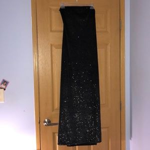 Strapless gorgeous prom gown